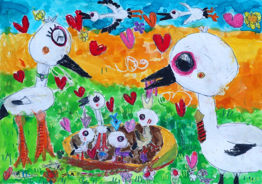 황새 전국 사진(그림) 공모전 당선작 이미지