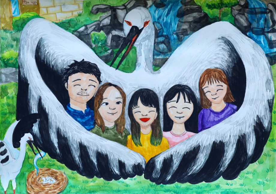 황새 전국 사진(그림) 공모전 당선작 이미지
