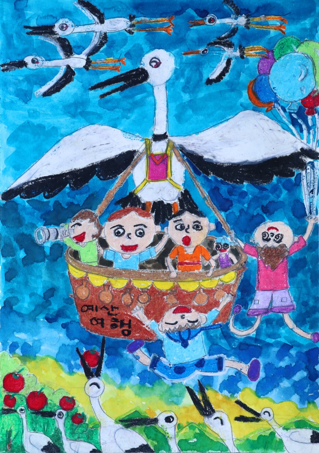 황새 전국 사진(그림) 공모전 당선작 이미지