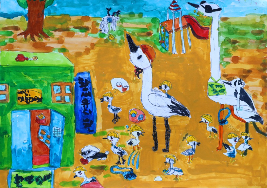 황새 전국 사진(그림) 공모전 당선작 이미지