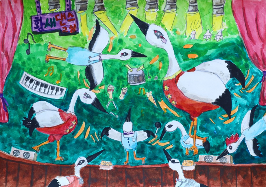 황새 전국 사진(그림) 공모전 당선작 이미지