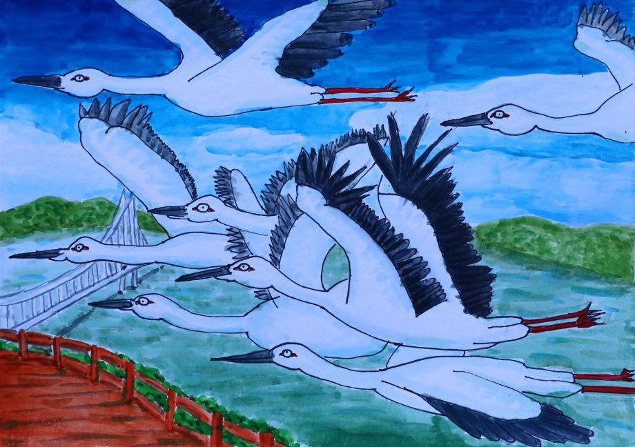 황새 전국 사진(그림) 공모전 당선작 이미지