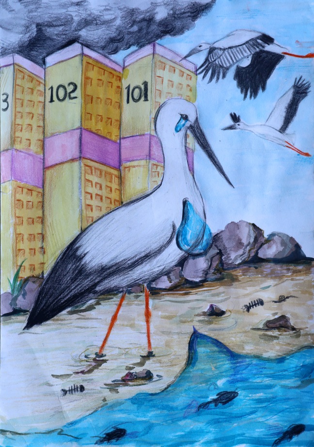 황새 전국 사진(그림) 공모전 당선작 이미지