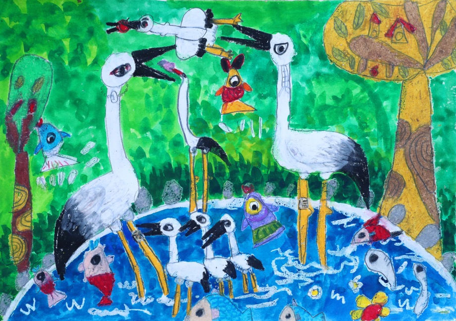 황새 전국 사진(그림) 공모전 당선작 이미지