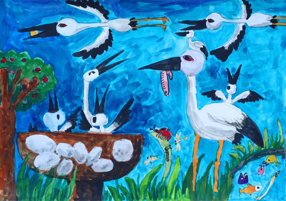황새 전국 사진(그림) 공모전 당선작 이미지