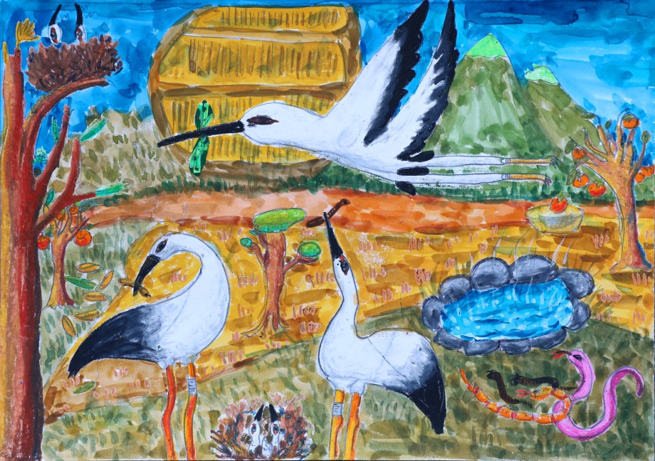 황새 전국 사진(그림) 공모전 당선작 이미지