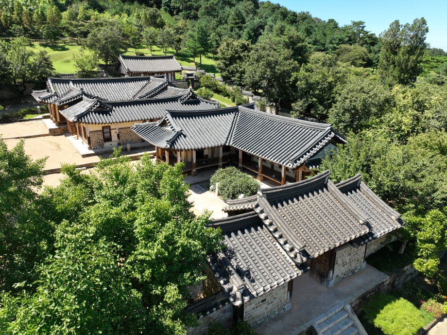 추사고택 드론 촬영(2022. 08. 27.) 이미지