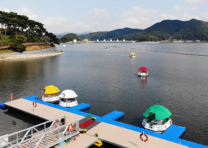 예당호 수상레저기구(무빙보트) 이미지