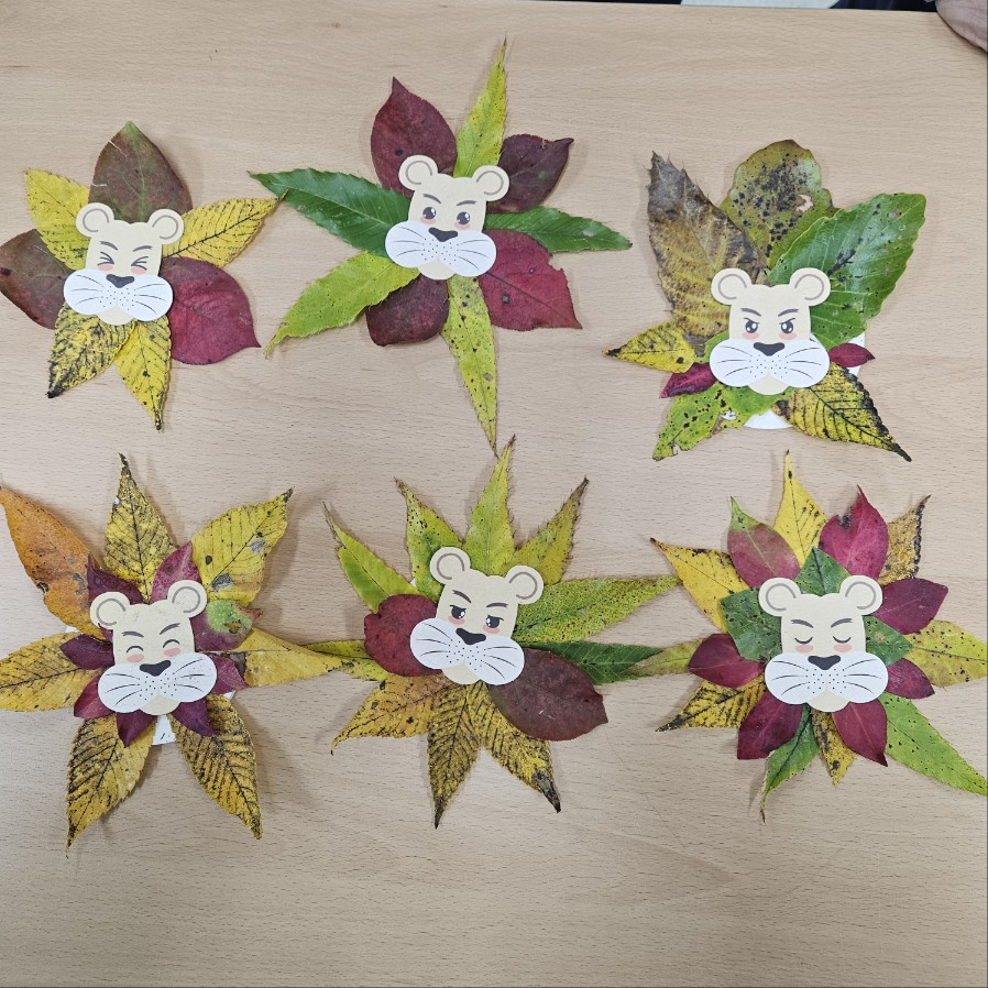 알록달록 가을숲 사진