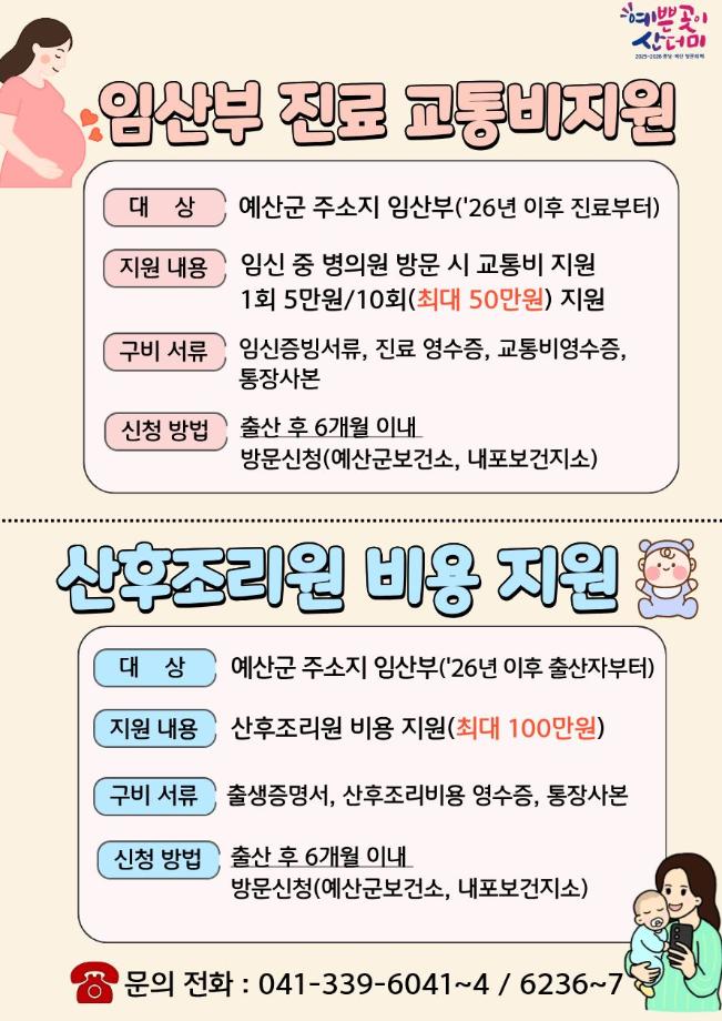 2.임신·출산 신규 지원사업 안내 자료 이미지