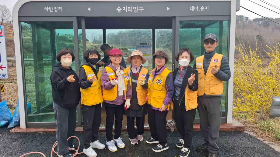 대한적십자봉사회 대흥면지회 새봄맞이 환경정화 활동 모습 (2) 이미지
