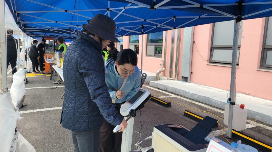 제22회 예산윤봉길전국마라톤대회 홍보부스 운영 모습 이미지