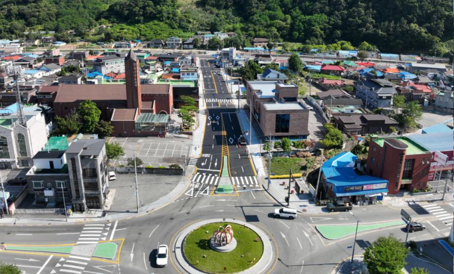 5.예산5리(예산장로교회) 군계획도로(중로1-21호) 확·포장 준공 모습 이미지
