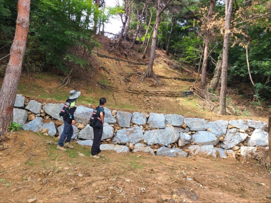 1.산림재난대응단 산사태 취약지역 예찰 모습 (4) 이미지