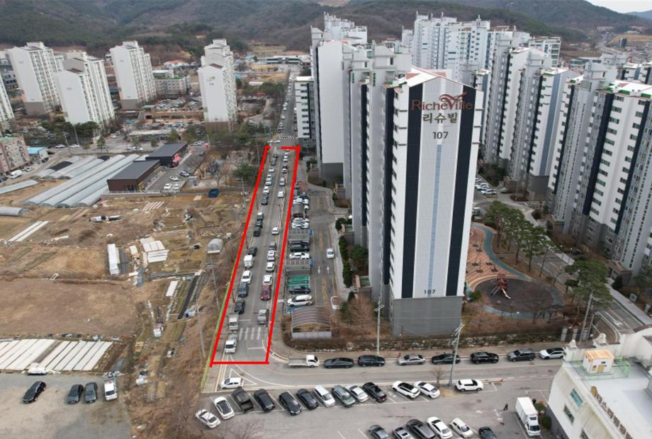3.군계획도로 확포장공사 현장 이미지