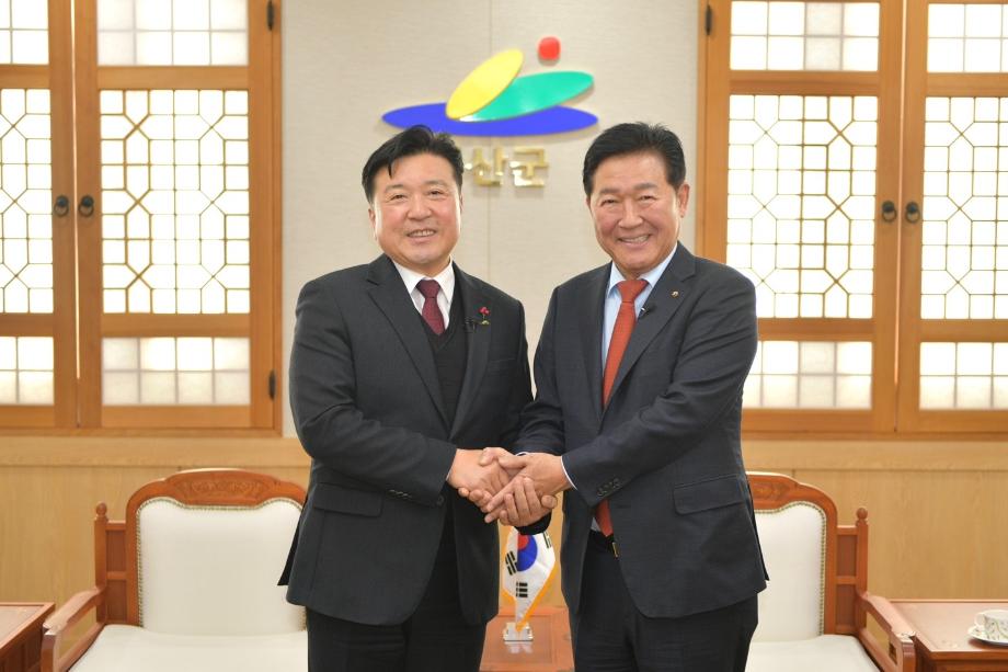 박종범 세계한인무역협회장 접견 이미지