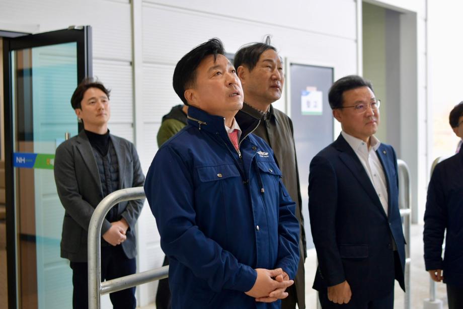 예산축협 가축경매시장 현장 점검 이미지