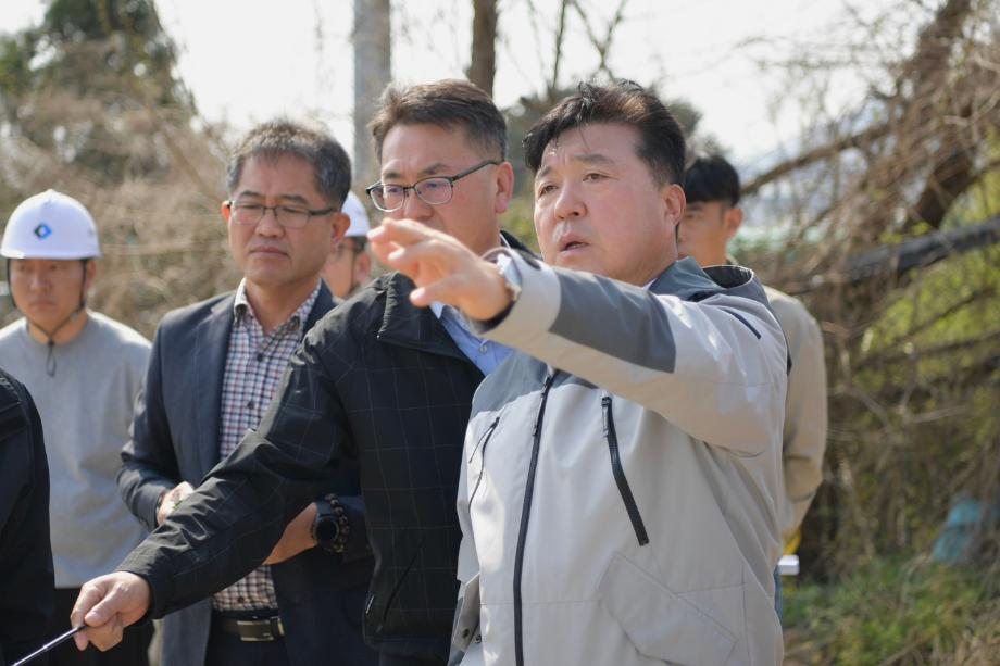 주요사업장 현장방문(국도21호선 예산 오가 면허시험장사거리 개선공사) 이미지
