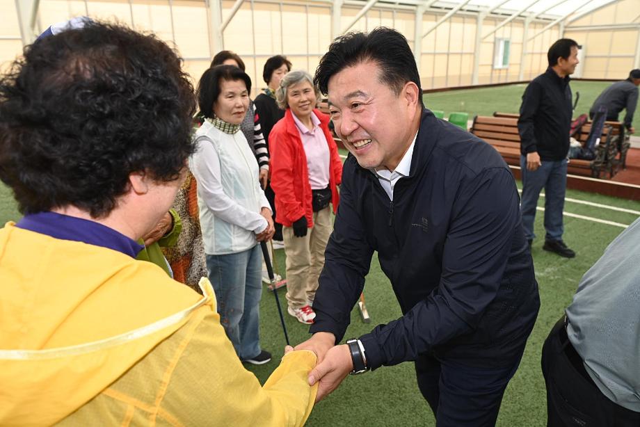 제76회 충남도민체육대회 종목별 훈련 격려(댄스스포츠, 게이트볼) 이미지