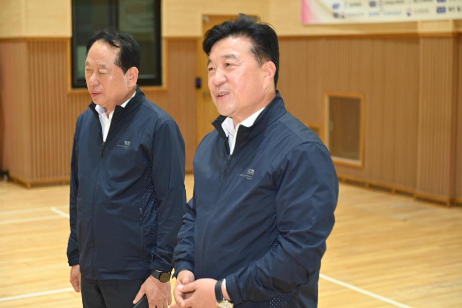 제76회 충남도민체육대회 종목별 훈련 격려(체조) 이미지