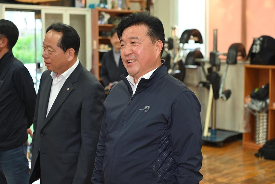 제76회 충남도민체육대회 종목별 훈련 격려(검도) 이미지