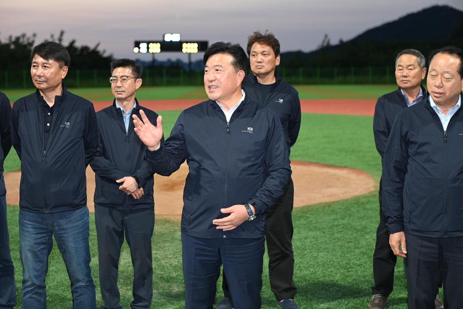 제76회 충남도민체육대회 종목별 훈련 격려(야구) 이미지
