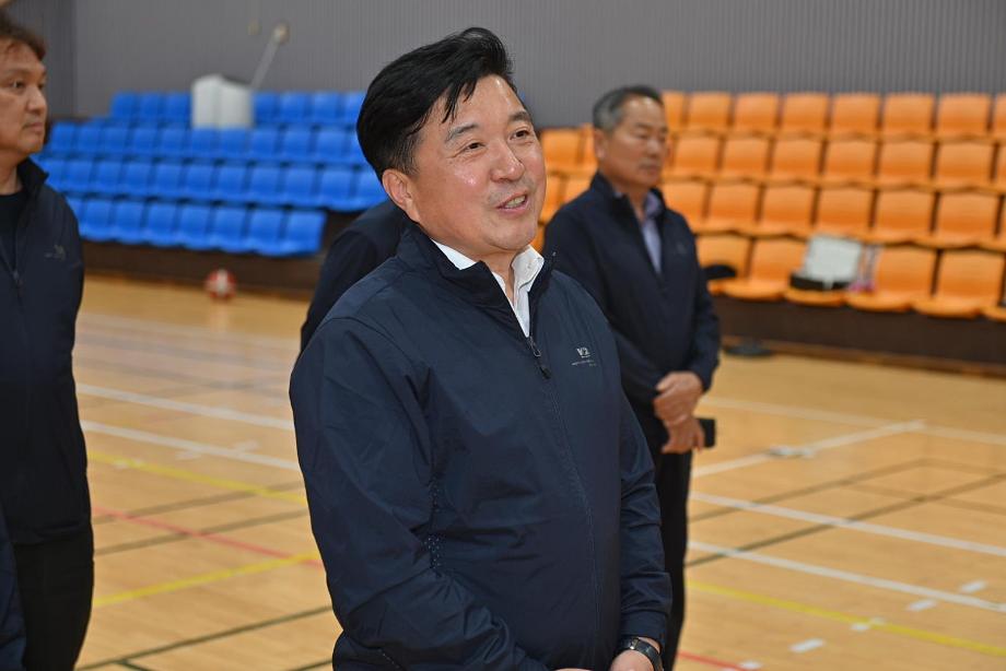제76회 충남도민체육대회 종목별 훈련 격려(농구) 이미지
