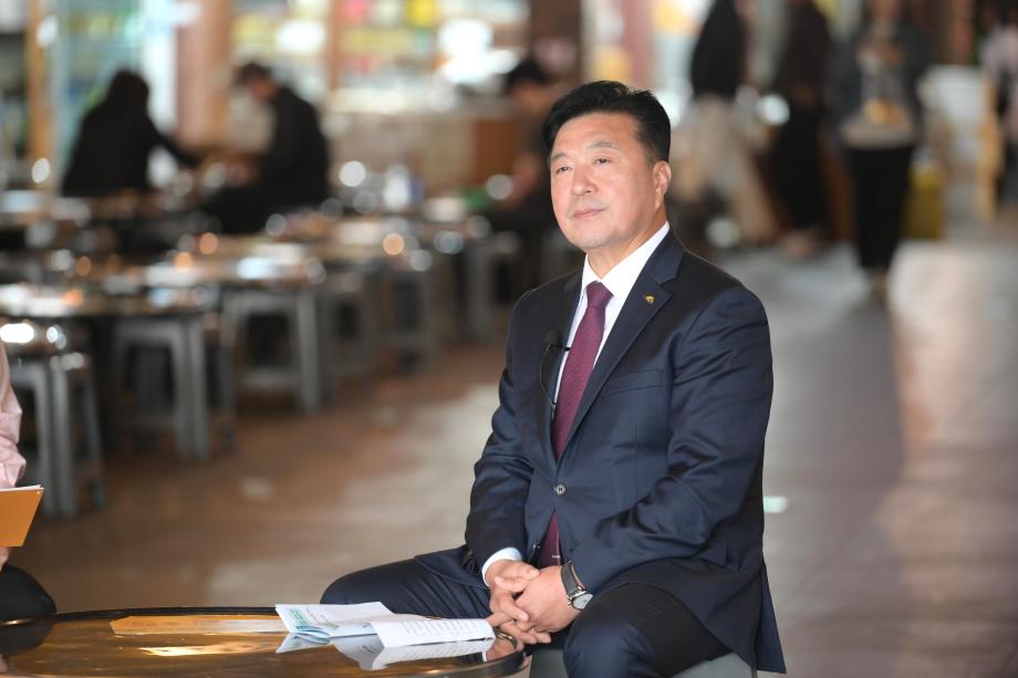 충남방송“이슈토크”녹화 이미지