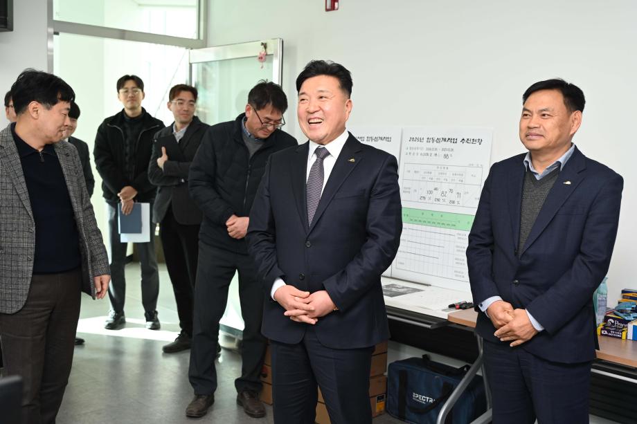 건설사업 합동설계반 방문 이미지