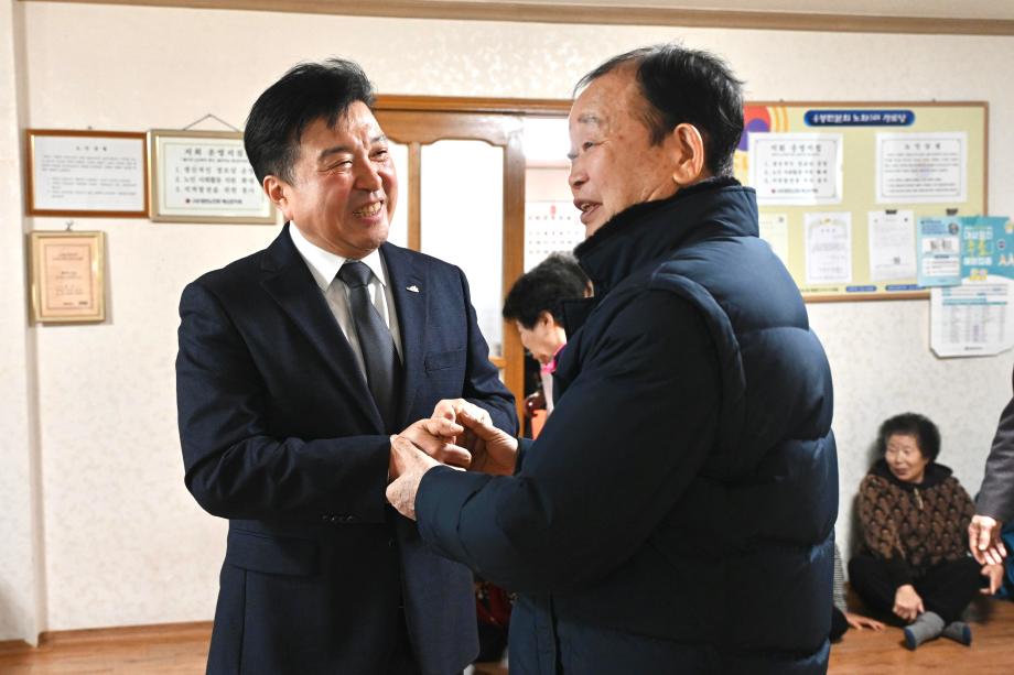 노화1리 행복경로당 무료경로식당 방문 이미지