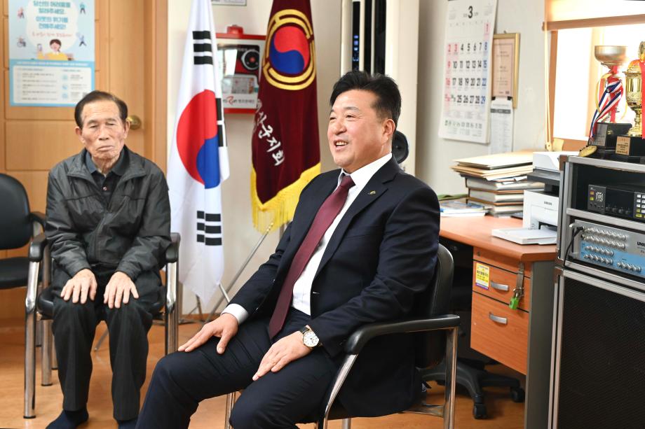 광시면분회 행복경로당 무료경로식당 방문 이미지