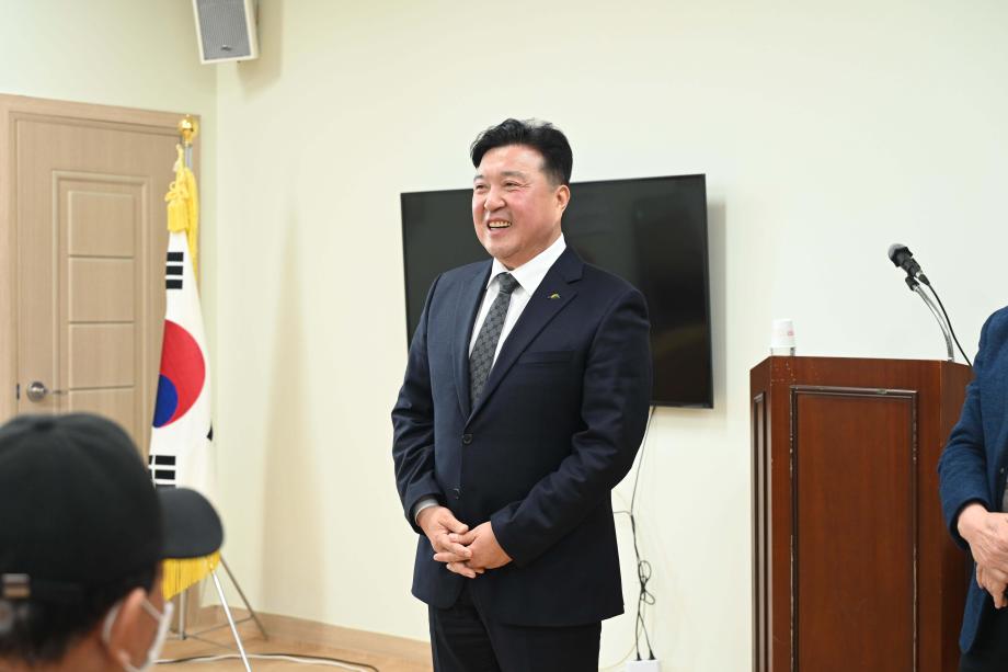 삽교읍분회 행복경로당 무료경로식당 방문 이미지