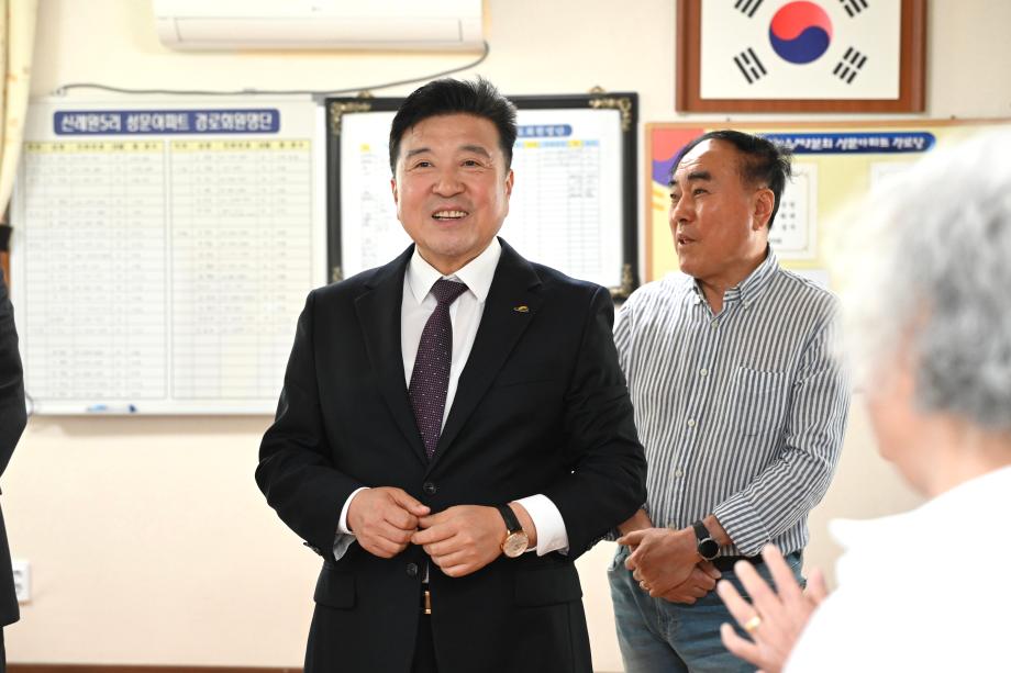 신례원5리 행복경로당 무료경로식당 방문 이미지