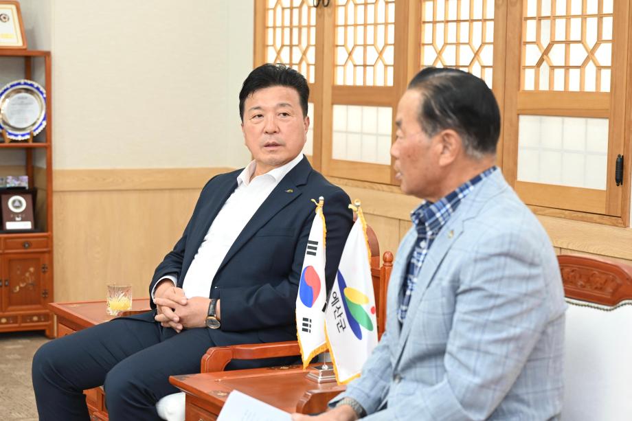 농촌지도자·생활개선회  예산군연합회 임원내방 이미지