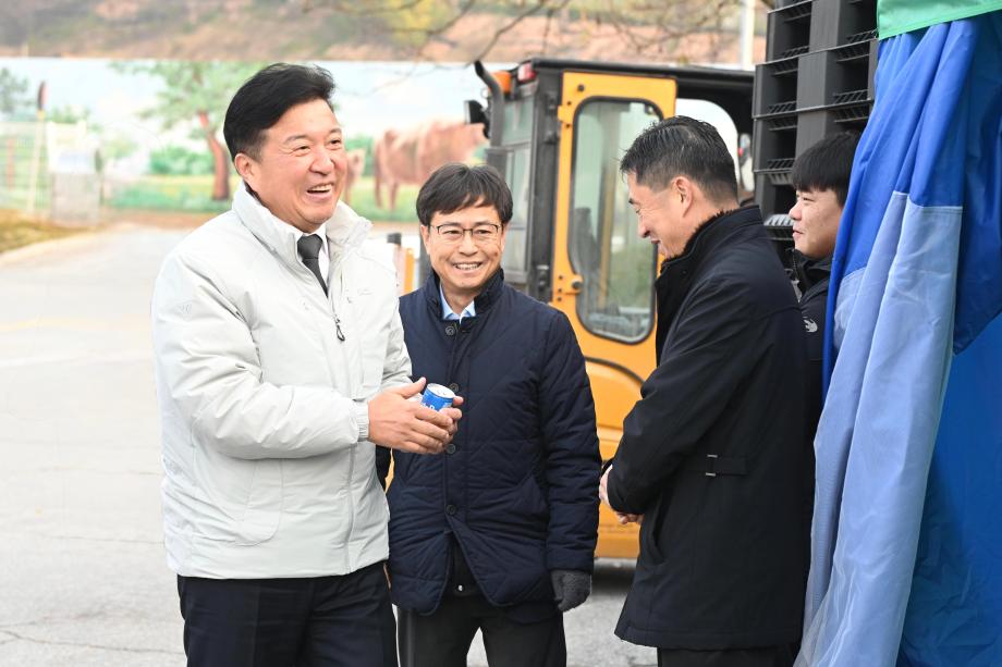공공비축미곡(가루쌀) 매입 현장방문 이미지