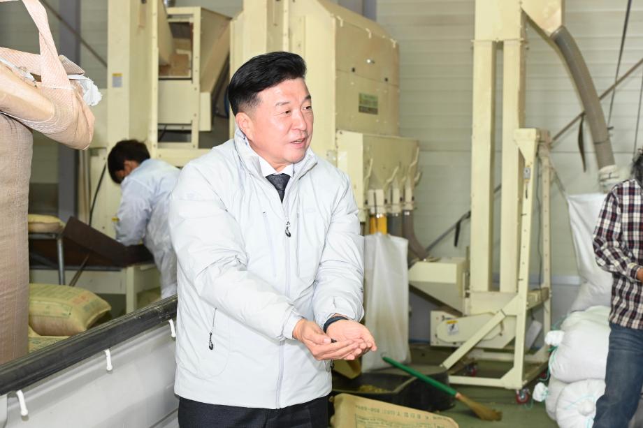 공공비축미곡(건조벼) 매입현장 방문(덕산·봉산면) 이미지