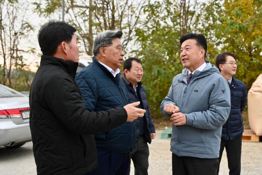 공공비축미곡(건조벼) 매입현장 방문(삽교읍) 이미지