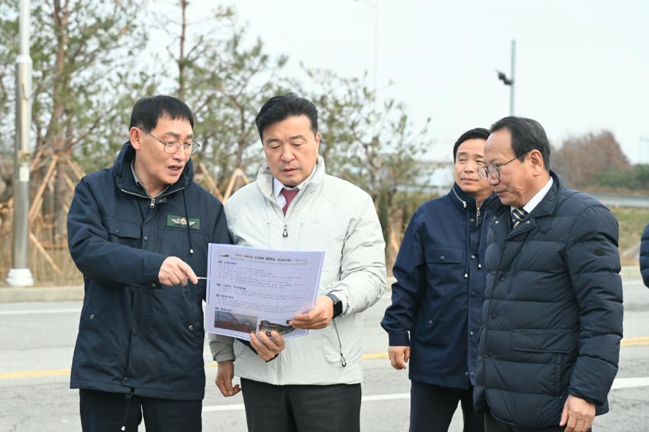 2025년 기후대응도시숲 조성지 현장방문 이미지