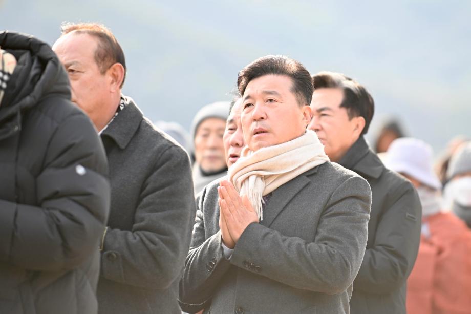 수덕사 신년 타종식 이미지