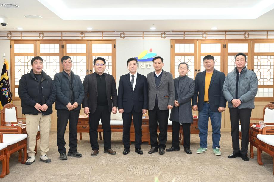 한국후계농업경영인예산군연합회 임원 내방 이미지