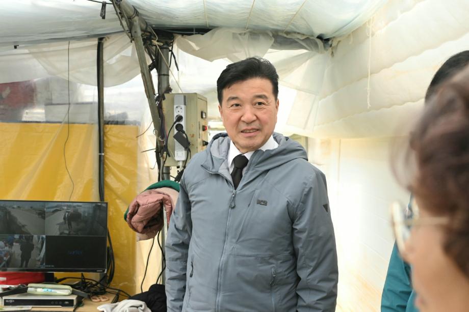 프리지어 재배 현장방문 이미지