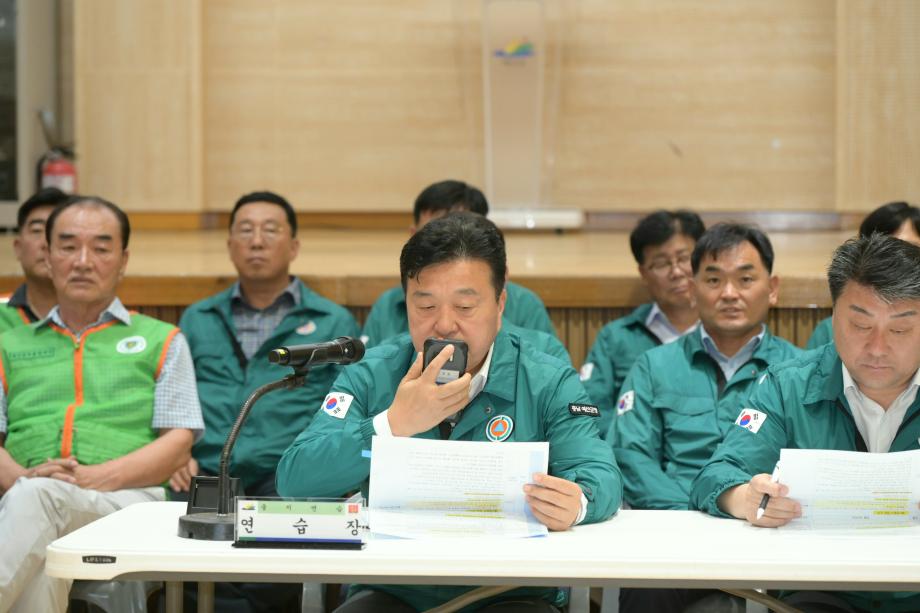 을지연습 실제훈련 이미지
