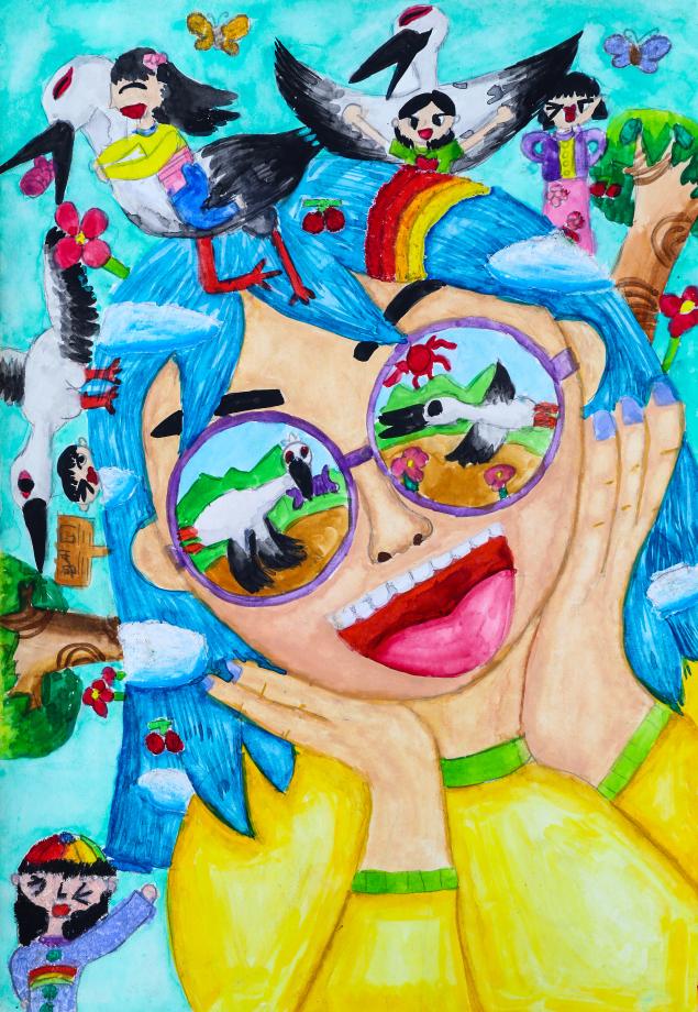 2023년 예산 황새 전국 그림 공모전 수상작(초등부) (1) 이미지