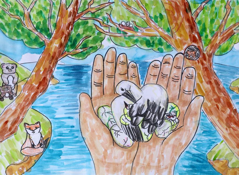 2024년 예산 황새 전국 그림 공모전 수상작(초등부) (3) 이미지