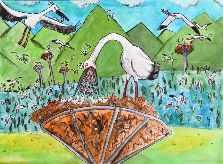 2024년 예산 황새 전국 그림 공모전 수상작(초등부) (2) 이미지