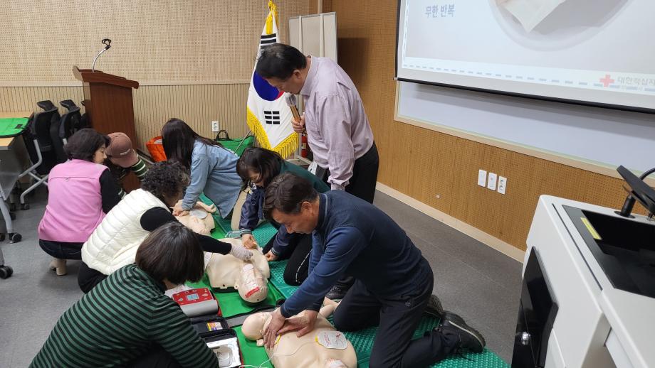 농촌체험 더 안전하게! 예산군, 운영자 대상 응급처치 교육 진행 이미지