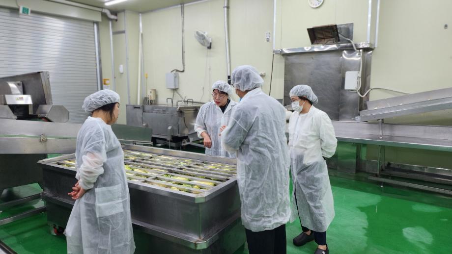 예산군, 학교급식 식재료 공급업체 합동 현장점검 실시 이미지