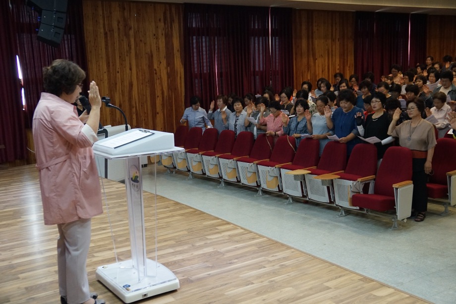 생활개선회, 읍면집합교육으로 5대 과제 실천 다짐 이미지