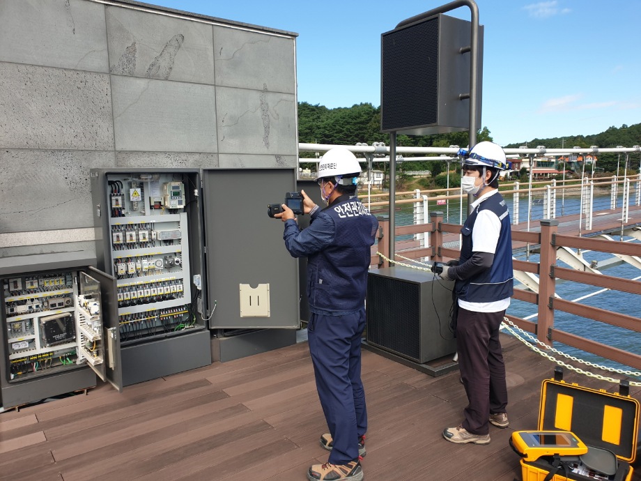 예산군, 국가안전대진단 예당호 출렁다리 현장점검 실시 이미지