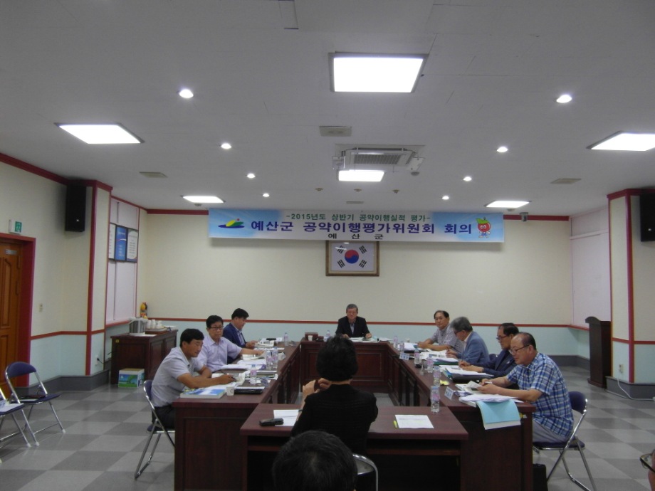 2015년도 상반기 공약사업 평가 분과회의(1차) 이미지